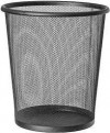 PAPELERA  GRANDE METALICA REJILLA NEGRA