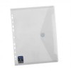 CARPETA SOBRE DINA5 MULTITALADRO FUELLE VELCRO TRANSPARENTE