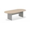 MESA MBL TONO3 OVALADA 200X120 BLANCA G-PLATA