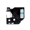 DYMO D1 COMPATIBLE 12X7 AZUL  / TRANSPARENTE 45011