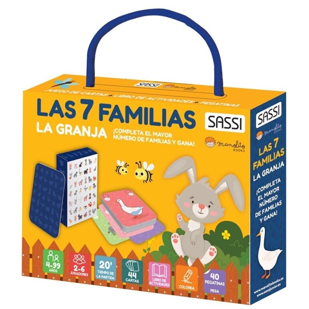 MANOLITO BOOKS JUEGO DE CARTAS LAS 7 FAMILIAS LA GRANJA
