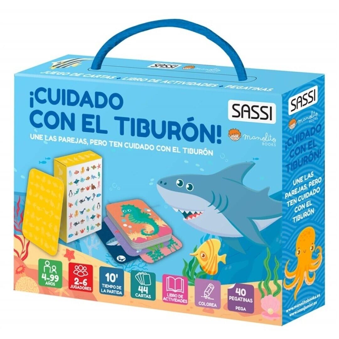 MANOLITO BOOKS JUEGO DE CARTAS CUIDADO CON EL TIBURON