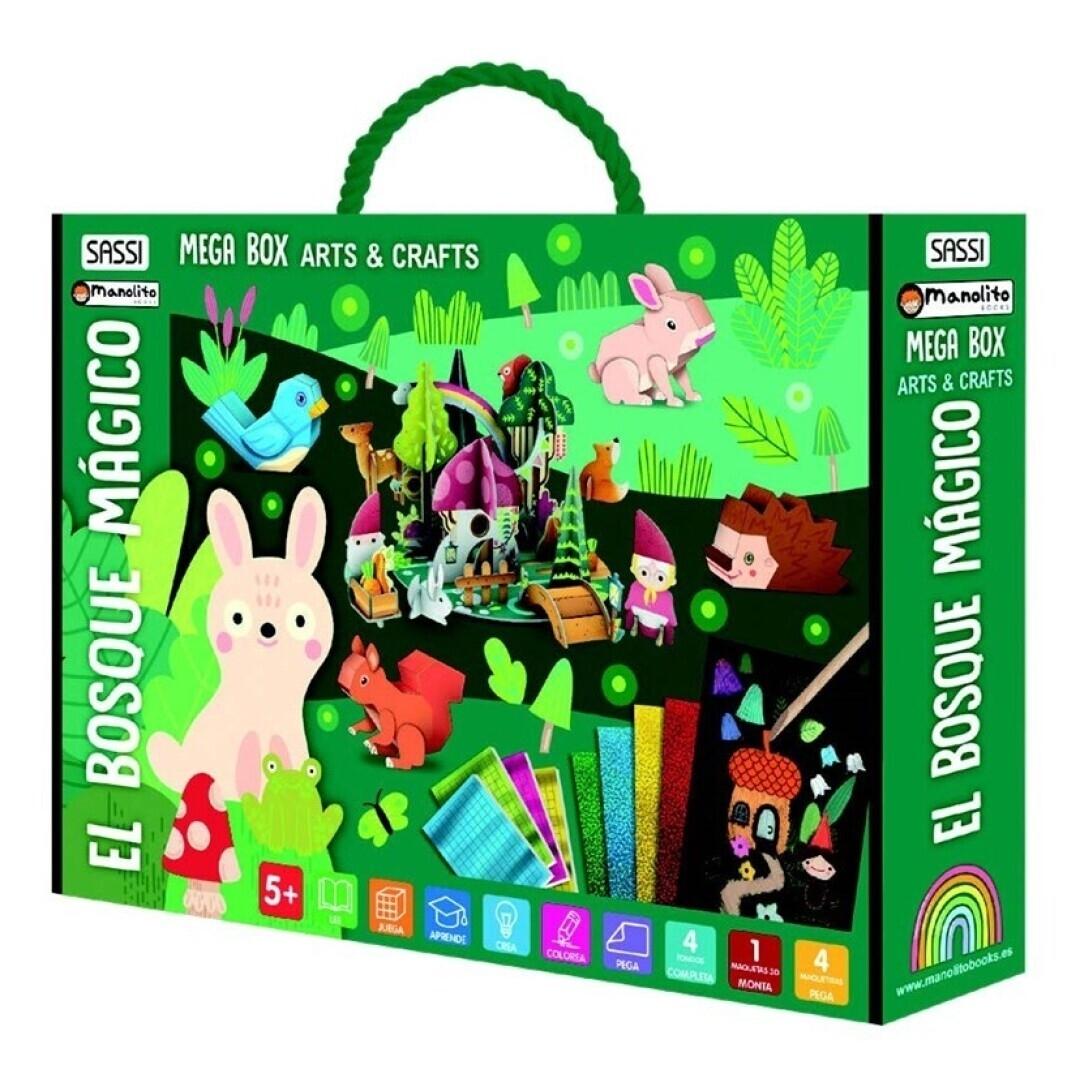 MANOLITO BOOKS MIS PRIMERAS ACTIVIDADES ARTISTICAS MEGA BOSQUE MAGICO