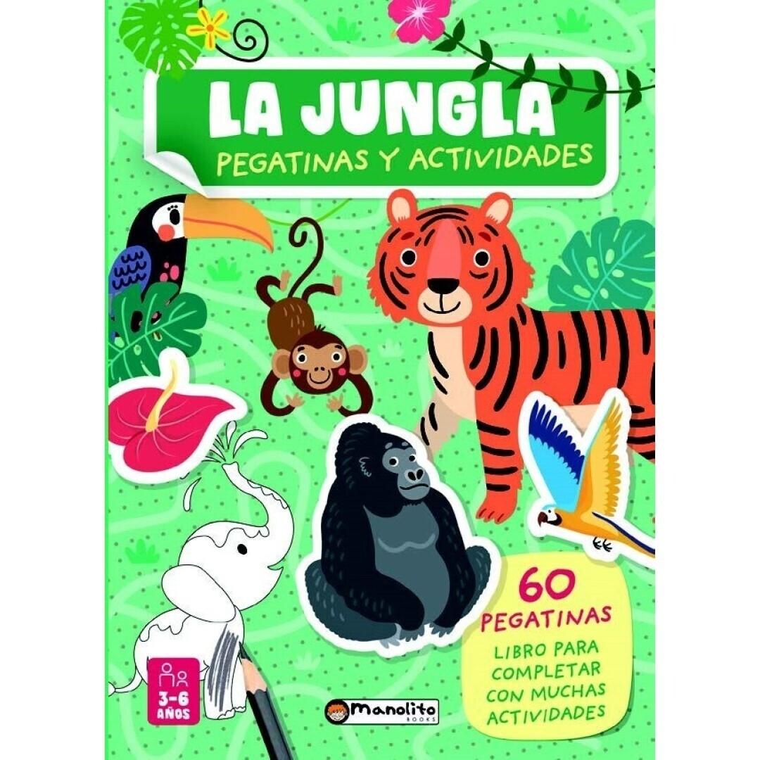 MANOLITO BOOKS PEGATINAS Y ACTIVIDADES LA SELVA